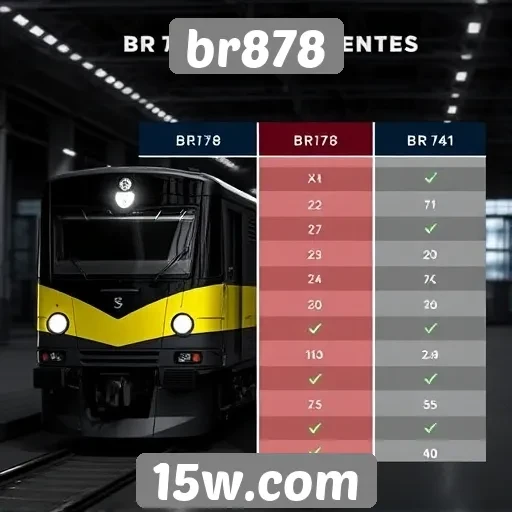 Comparação entre br878 e concorrentes de mercado